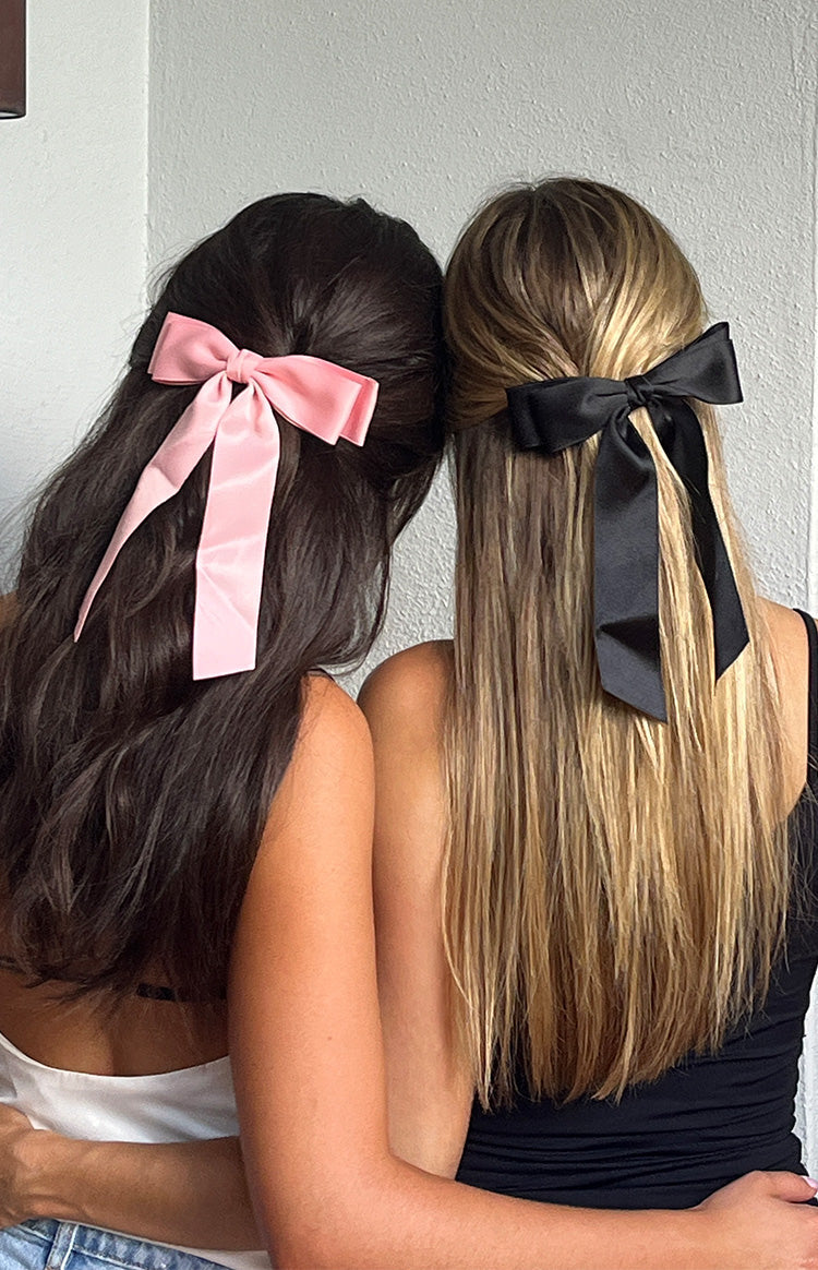 Whimsy Willow Pink Bow Hair Clip (FREE over $100) Image